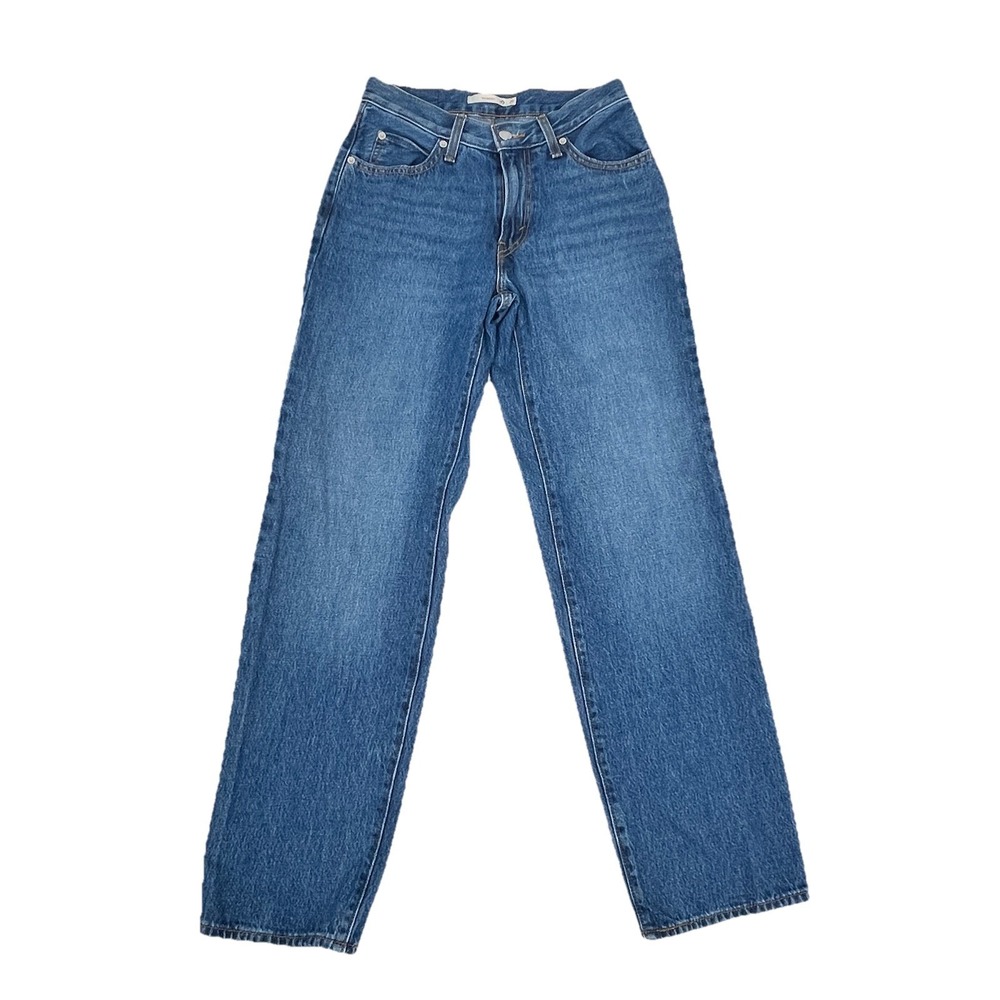 Levis Womens 94 Baggy Jeans Size 25 x 31 Medium Wash Denim Relaxed Fit